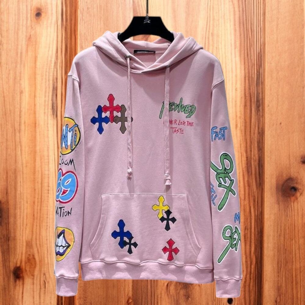Chrome Hearts Women's Pink Hoodie